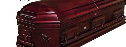 Coffin included with the Platinum plan
